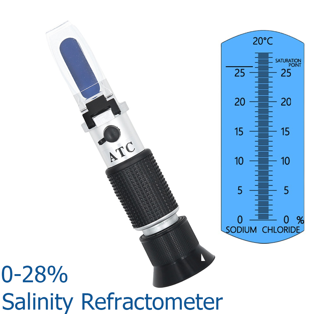 Marine Aquarium Water Analyzer - Refraktometr ATC Miernik Zasolenia Wody Morskiej