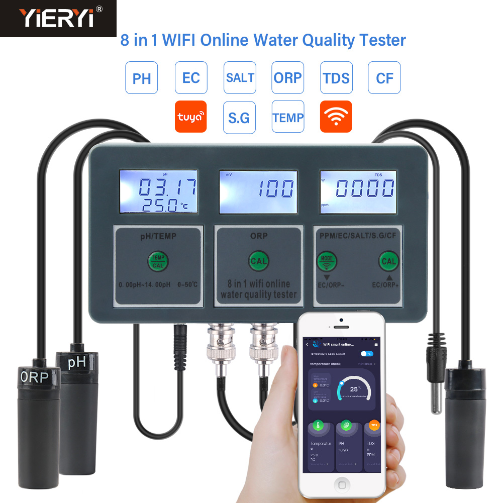 WiFi Tuya Smart PH Meter Data  – Marine Aquarium Water Analyzer recenzja i cena