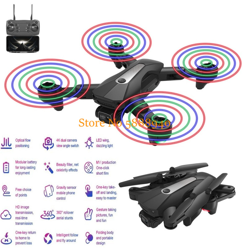 Dron RC z kamerą 4K, podwójną  – Overflow Box Dual recenzja i cena