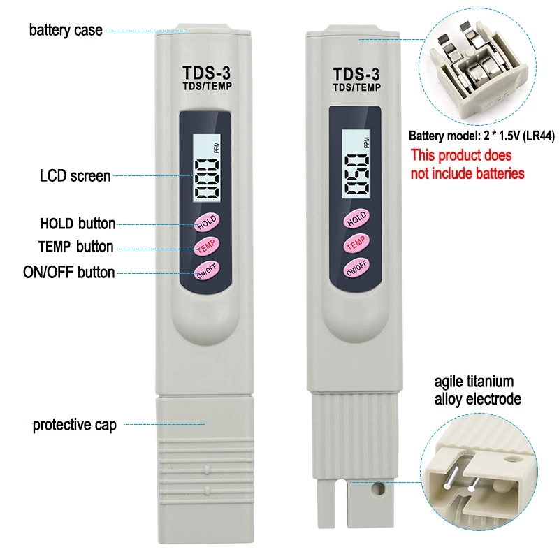 1/3 szt. Przenośny Cyfrowy Tes – Marine Aquarium Water Analyzer recenzja i cena