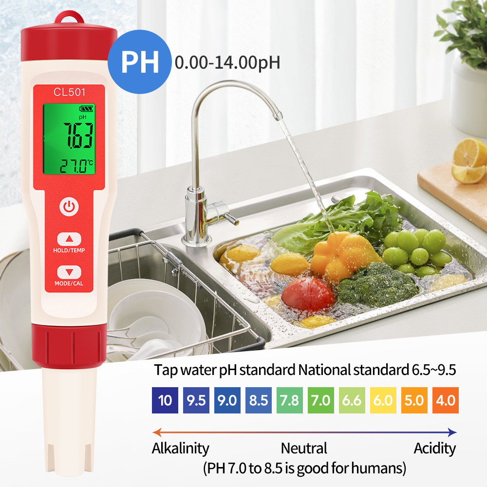 PH/CL2/H2/ORP/miernik temperat – Marine Aquarium Water Analyzer recenzja i cena
