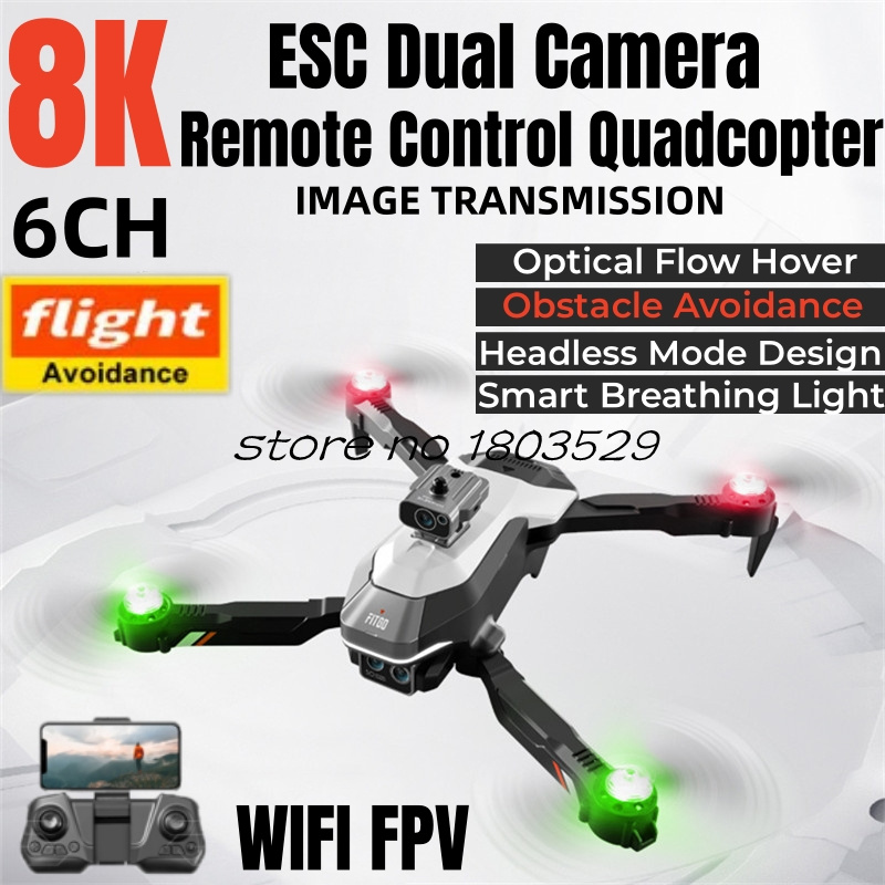 8K ESC podwójna kamera FPV pil – Overflow Box Dual recenzja i cena