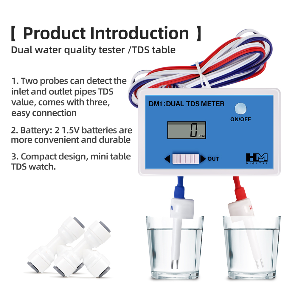 DM1 Dual TDS Tester jakości wo – Marine Aquarium Water Analyzer recenzja i cena