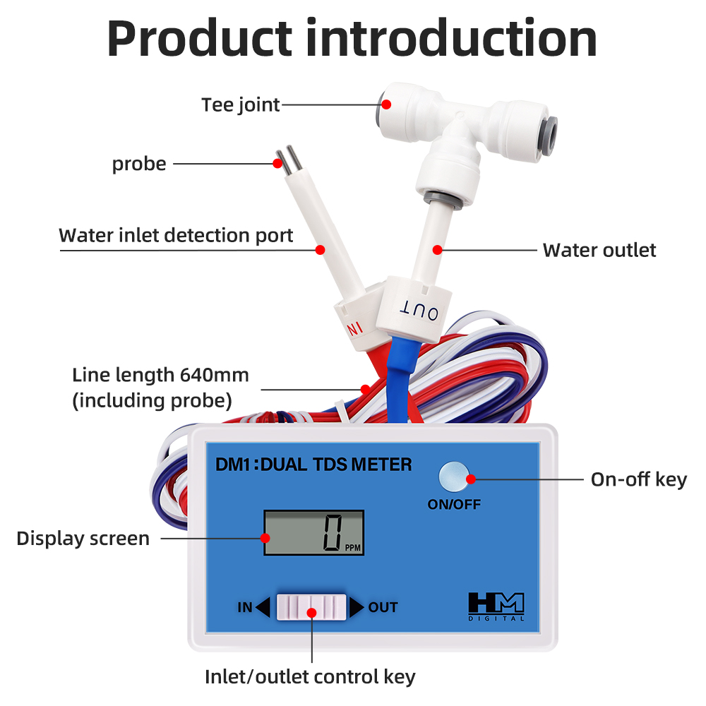 DM1 Dual TDS Tester jakości wo – Marine Aquarium Water Analyzer recenzja i cena
