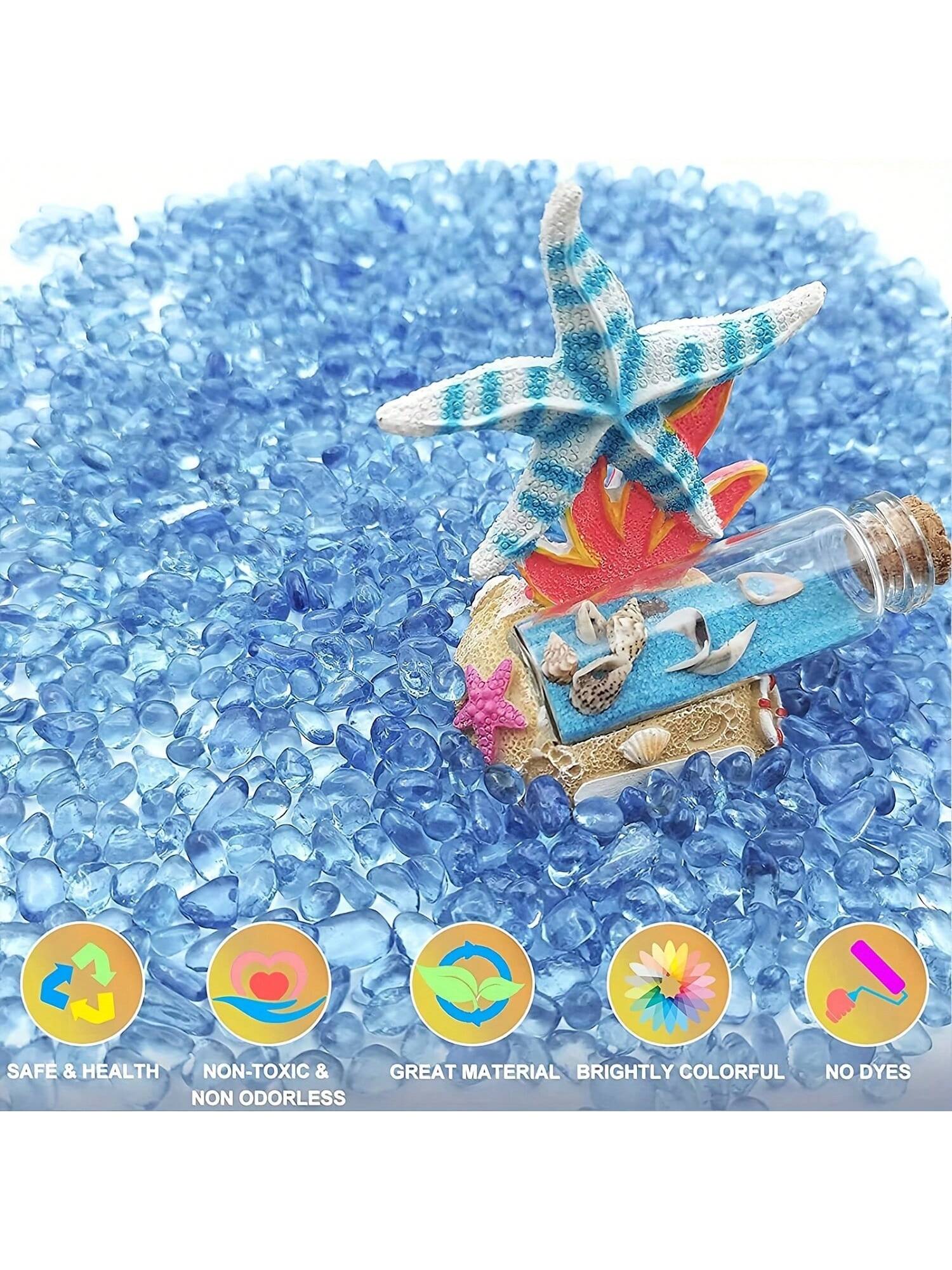 Niebieski szkło granulatowe 3- – Marine Aquarium Gravel recenzja i cena