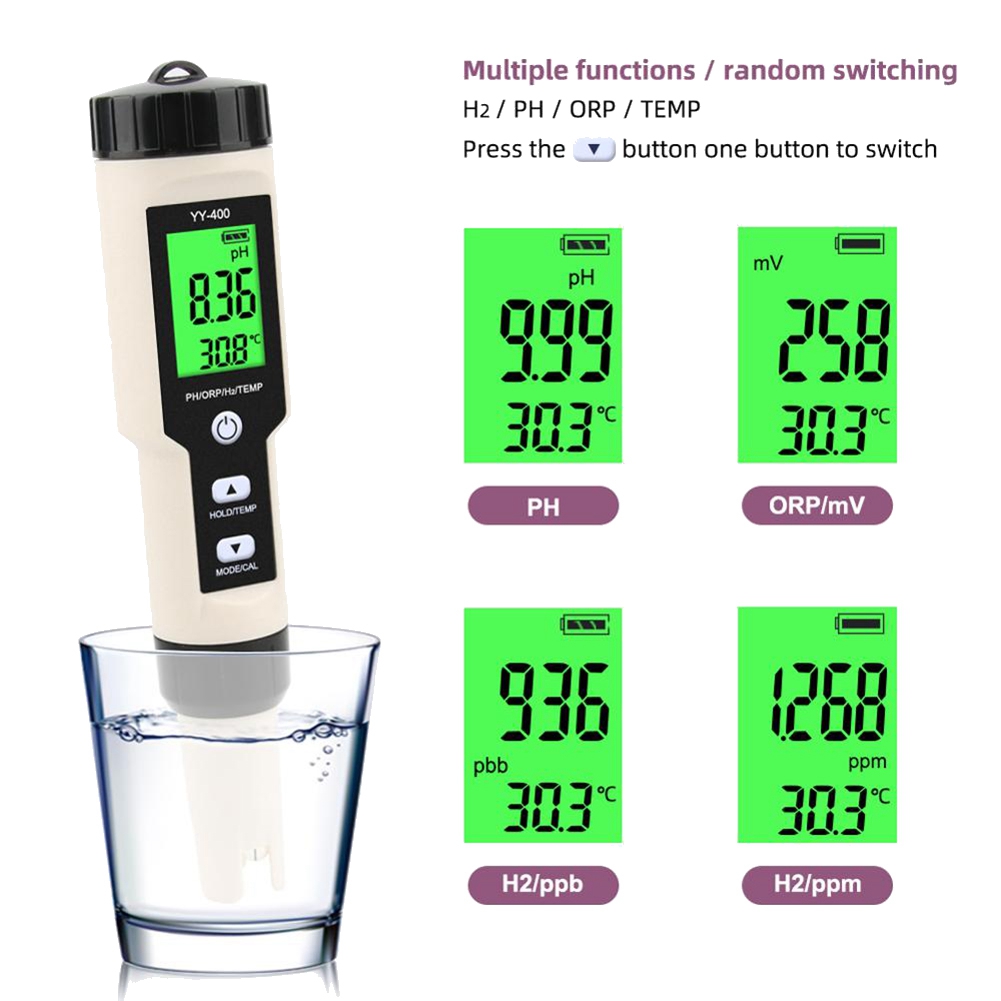 Miernik 4 w 1 YY-400 PH/ORP/H2 – Marine Aquarium Water Analyzer recenzja i cena