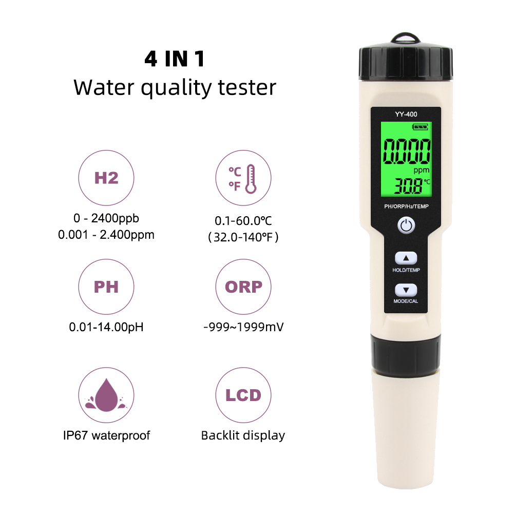 Miernik 4 w 1 YY-400 PH/ORP/H2 – Marine Aquarium Water Analyzer recenzja i cena