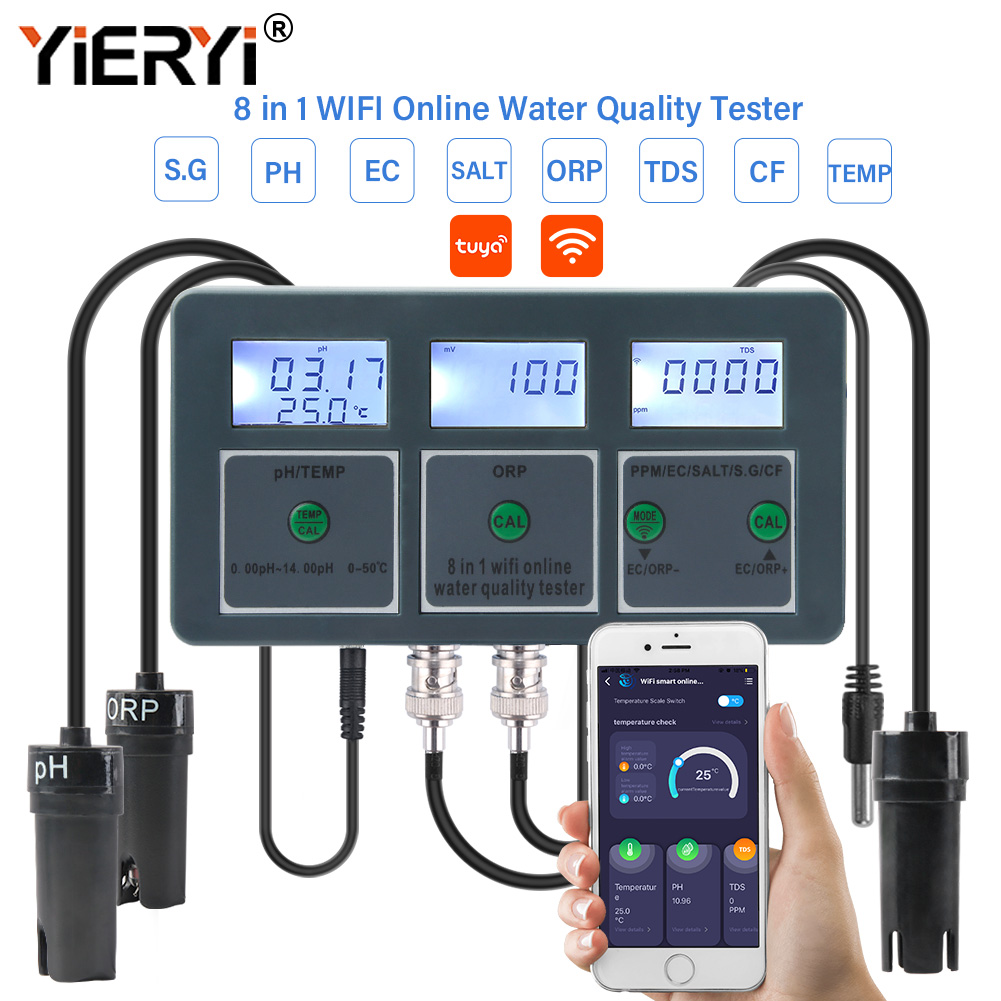 Yieryi WiFi Tuya Smart PH ORP  – Marine Aquarium Water Analyzer recenzja i cena