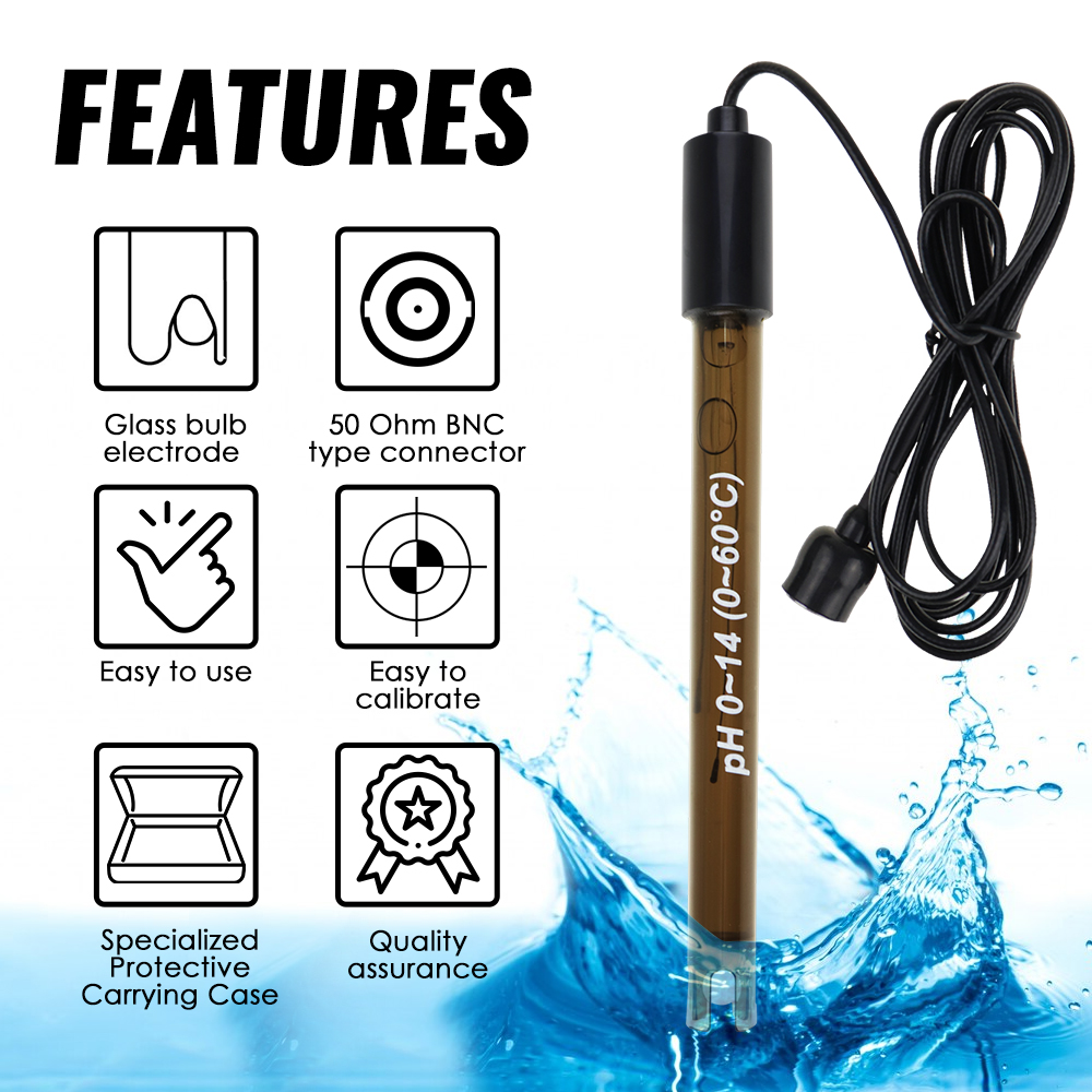 Ph Meter Ph Sonde Pool BNC Typ – Marine Aquarium Water Analyzer recenzja i cena